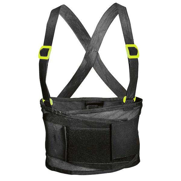 Shoulder strap-back support belt with mesh XL
